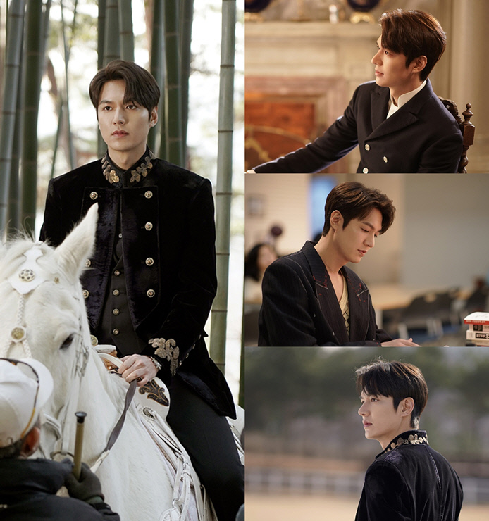 The drama behind-the-scenes steel with Lee Min-hos Empire charisma was unveiled on Sunday.Lee Min-ho, who transformed into a Korean Empire Empire Egon in the SBS gilt drama The King - Eternal Monarch (playplayplay by Kim Eun-sook), which took off the veil on the 17th, opened the door to fantasy romance with a wide range of digestive power to and from various genres with colorful visuals.Igon, played by Lee Min-ho, is a Korean Empire three-time Empire mathematician who is a perfect Monarch with a beautiful appearance, a graceful appearance, and a quiet character, and a more accurate number than ambiguous words.In the first and second episodes of The King-Eternal Monarch, Lee Min-ho shook her emotions with the charm of a perfect master with a full body of virtues, including charisma, which is performed as an emperor, affection for caring for the people, and the appearance of all-rounders who care for adjustment and horse riding.In addition, he showed a grieving straight-line romance toward Kim Go-eun (Jeong Tae-eul), which made him expect the ecstatic chemistry of Lee Eul Couple, which will be drawn across the two worlds in the future.In this regard, Lee Min-hos Emperor Auras behind-the-scenes steel has been released, adding to the excitement of fans waiting for the next shooter.Lee Min-ho boasted a dignified Emperor figure without any distraction from the head to the toe, while it was filled with a variety of scenes from the spleen before the door of the dimension to the everyday scenes of exploring the parallel world beyond the Republic of Korea.Lee Min-hos deep eyes and charisma from the atmosphere, immersed in the Emmar who coexists with cold and warmth, overwhelms the eyes of the viewers.Lee Min-ho made a big headline through Busan citizens witness stories of The King.Lee Min-ho, who appeared in a black coat, was able to handle the white maximus and walked around the city, spreading to various SNS and communities and got a hot response.Citizens who saw the real thing of Lee Min-ho, who emanated an aura that could not be tolerated on the day of Maximus, reacted enthusiastically, saying, Prince of the real white horse.The King - Monarch of Eternity is a fantasy romance that draws through the cooperation between Lee Gon, a science department who wants to close the door (of the dimension), and Jung Tae-eul, a Korean detective who wants to protect someones life, people, and love, and the two worlds.The King - Monarch of Eternity, which is composed of 16 episodes, will be broadcast on the 24th and 25th at 10 pm.
