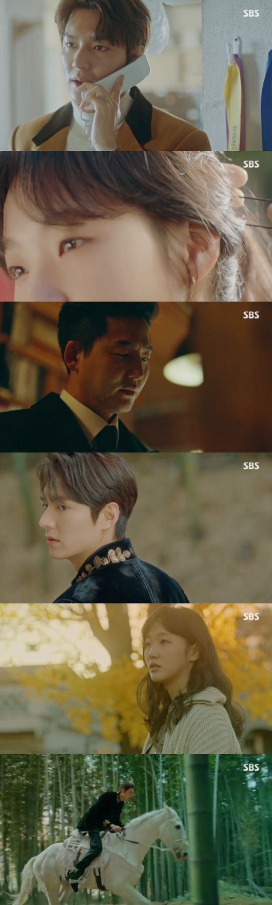 The King Lee Min-ho returned to the Korean Empire; Kim Go-eun felt the vacancies of Lee Min-ho and fell into complex subtle feelings.In SBSs Golden Earth Drama The King: The Lord of Eternity (played by Kim Eun-sook, directed by Baek Sang-hoon, and hereinafter, The King), which was broadcast on the 24th, Lee Min-ho gave a brief farewell to Jung Tae-eul (Kim Go-eun), and was shown returning to Korean Empire.Lee proposed to Jung Tae-eun, I will welcome you to my Empress. Then, Lee asked Jung Tae-euns Is it true? I left you a world.I do not know the bigger truth than that. But Jung Tae-euns reaction was cold.Jung Tae-eul still treated Igon as a psychopath, and demanded to see a parallel World. He headed for the bamboo forest with Jung Tae-eul.Jung Tae-eul left his seat, laughing at Egon.But Jung Tae-eul found that Egons words were not false. He could not find his ointment, nor his DNA.In addition, Maxi Iglesias was a precious breed horse of Spanish descent not seen in the country; there was no stolen fact either.Jung Tae-eul, in confusion, called out Igon. Jung Tae-eul drank in a mixed mood and asked, Are you from a really different World?So, Igon noticed that Jung Tae-eul had searched his DNA but did not achieve much.Jeong Tae-eul asked Lee who could cross the parallel world.Its a hypothesis yet, but I think there is one more person besides me, he said. I can tell you only if I become a member of the imperial family.I want your Earth to be rounded up soon, he said to Jung Tae, who keeps on guarding and suspicious.He had been in the World longer than he had thought, and had an unexpected side effect, and he was struggling with his shoulder every time a lightning strike hit.Jung Tae-eul was in trouble when the car stopped suddenly while heading to the scene. Jung Tae-eul called his father, Jung Do-in (played by Jeon Bae-su), but his opponent was Lee Gon.Jung Tae-eun recalled the fact that Igon was a science department and asked for help.He had another experience of the side effects of the World: the time of all things stopped, except himself. He tried to tie his head, but looked at the hardness.I think its probably a kind of side effect that crossed the door, so I saw something beautiful, Igon told Jung Tae-eul, who returned to the flowing time.He realized that the key and lock were the key to dimension, and that half of the key was to him, and the rest to Irim.Igon speculated that Irim was still alive and went to and from parallel World.Igon decided to return to the Korean Empire, where he told Jung Tae-eul, I am the emperor of my country. I was too empty.I did not want to go, he said. Jung Tae-eul did not respond much.Jung Tae-eul had a hunch that the real Igon had left after returning home, and Jeong Tae-eul had an unexplained look and expressed his longing for Igon.After changing into the emperors uniform, Igon took the Maxi Iglesias to the Korean Empire.At the same time, Lee Lim (Lee Jung-jin) returned to Korean Empire. And he found his loyalist Yoo Kyung-moo (Lee Hae-young).Irim reunited with his subordinates who had joined the will, adding tension to future development.Capture the broadcast screen of The King