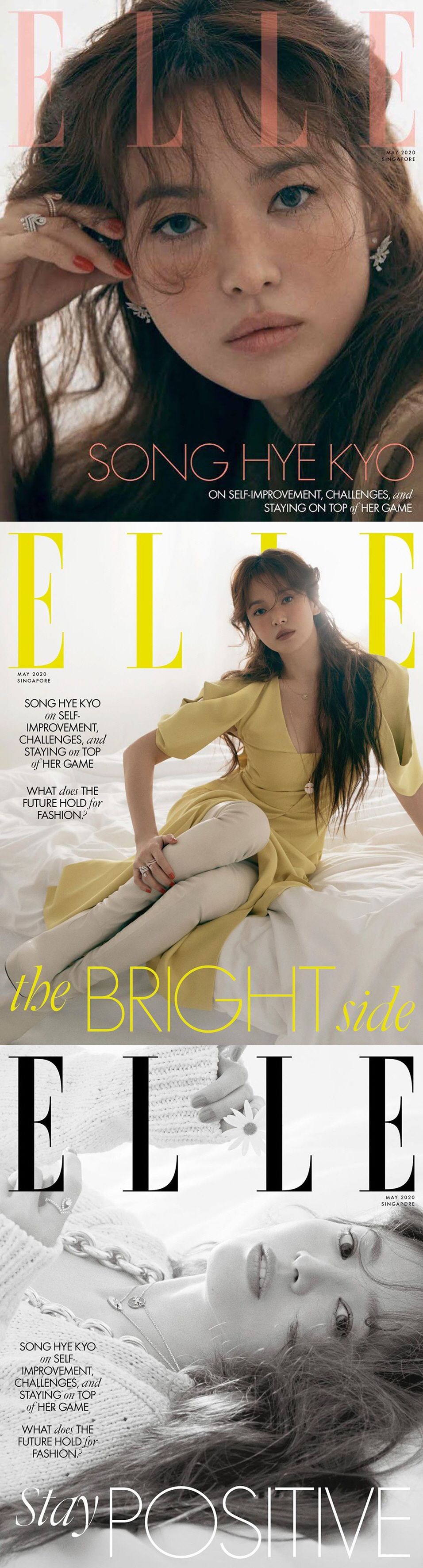 Actor Song Hye-kyo has emanated a mysterious charm.Song Hye-kyo released a cover and picture of the May issue of the fashion magazine Elle Singapore on his instagram on the 29th.Song Hye-kyo in the picture created a mysterious and dreamy atmosphere with makeup and color lenses that emphasize natural long wave hair and exotic feeling as if it were disheveled.In addition, from a chic expression to a faint look and pose, he showed the aspect of Picture Artisan.Elle Singapore also released an Interview with Song Hye-kyo through official SNS. When asked about the secret of success in the Interview, Song Hye-kyo said, I think I was very lucky.I have been able to participate in great works since I was a child, and I am very grateful for the fact that I have been loved by many people along with my work. In recent years, Song has donated 10,000 Korean language guides to Professor Seo Kyung-duk and the Chinese government office in China for the establishment of the Provisional Government of the Republic of Korea.