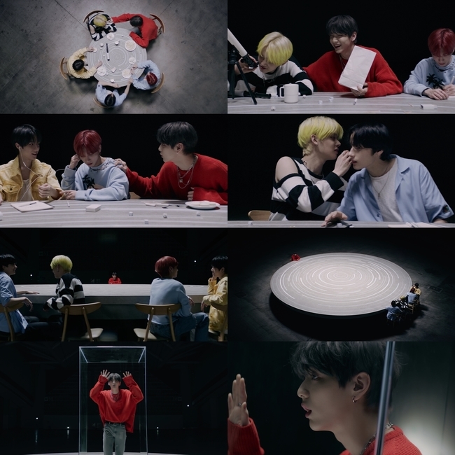 Group TOMORROW X Twogether has raised expectations for a new album with concept trailer.TOMORROW X Twogether (Subin, Yeonjun, Bumgyu, Taehyun, and Humanning Kai) released the concept trailer of their second mini album Dream Chapter: ETERNITY on the official SNS channel of Big Hit on April 29.This concept trailer is a video that implicitly melts TOMORROW X Twogethers new album Dream Chapter: ETERNITY.A boys sense of alienation among his friends was expressed visually using the spatial background such as tables and Kwon Yuri boxes.The public image begins with five members sitting around a small circular table and playing with each other and enjoying each other.As time goes by, Subin is not well involved in conversation with members and shrinks.Reflecting Subins anxious psychology, the table grows larger and the distance between Subin and other members becomes even further away.Knowing he was trapped in a transparent Kwon Yuri box, Subin taps and screams on the wall, but Subins voice is not heard by the members.Concept Trailer, like a story, is finished with the word Save me, which amplifies the curiosity of fans around the world.Especially, the delicate emotional performance of the members unfolding for 4 minutes and the harmony of background music stand out.At the moment Subin was blocked by the wall of Kwon Yuri, a singer Yoon Sangs A was inserted to maximize his immersion.minjee Lee