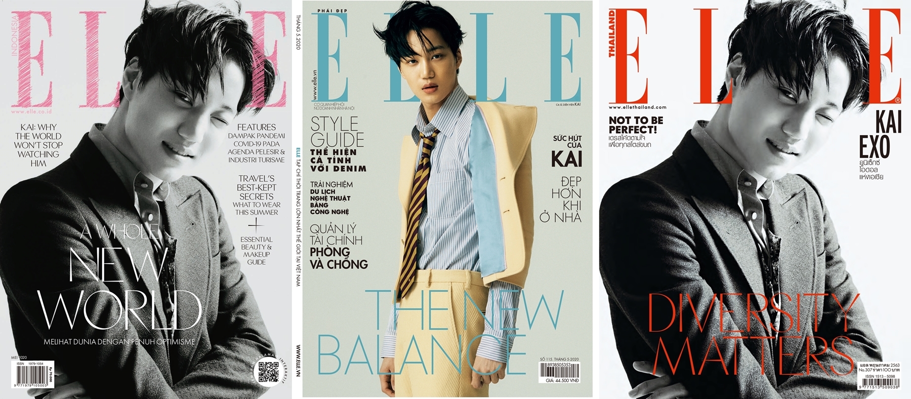 EXO Kai (a member of SM Entertainment) once again proved its unique influence in the fashion world.Kai has been selected as a cover model for the April issue of the fashion magazine Elle Korea, and has been attracting attention by simultaneously covering the May issue of Elle in three countries: Indonesia, Thailand and Vietnam.In the public picture, Kai presents the 2020 spring/summer collection look with perfect fit and offers infinite charm from the face of fashion icon to the lovely atmosphere.Kai is a model of the Italian luxury brand Gucci, and has been selected as the first male global ambassador of Gucci eyewear for the second consecutive year, and is the only K-POP artist to be named as the 2020 Best Dresser Men by British fashion magazine GQ.In particular, Elle Indonesia said, Koreas superstar Kai, who leads the trend, has decorated the cover of Elle Indonesia.When Kai made the cover in 2018, it sold out in two days, the first time in the history of Elle Indonesia.The May issue has already sold out and is very surprised by its popularity. Meanwhile, Kai also acted as a member of the Allied Team SuperM, which includes seven members including Shiny Taemin, EXO Baekhyun, Taeyong and Mark of NCT 127, and Chinese group WayV Lucas and Ten as EXOs, participated in the worlds first online paid concert Beyond LIVE (Beyond Live), participated in fantastic performances and intimate communication with fans around the world. I got a hot reaction.iMBC Baek A-young  Photos SM