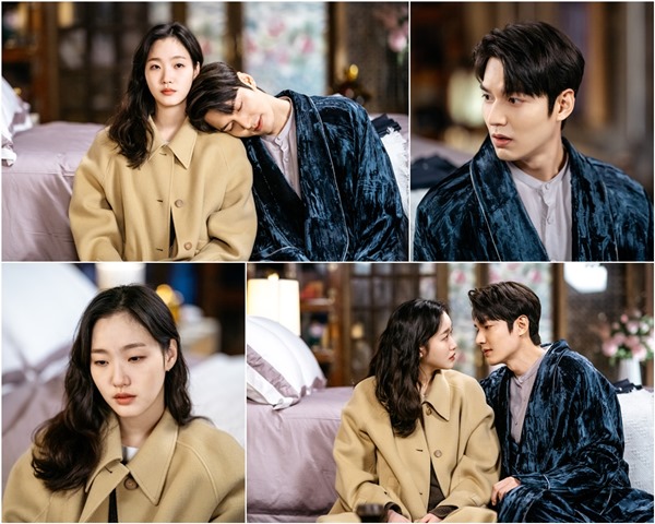 Im not afraid of anything with you.Lee Min-ho and Kim Go-eun, the monarchs of The King-Eternity, explode their heart rate with Precious Moments, Inc., which is close to Lip and Lips.SBS Golden Land Drama The King - The Lord of Eternity is a parallel fantasy romance drawn by the Yi-Gwa (the Li-Gwa) type Korean Empire emperor Lee-Gon who wants to close the door (the Eternal Monarch) and the Moon-Gwa type South Korea Detective Jeong-Tae who wants to protect someones life, people, and love through cooperation between the two Worlds.The fateful romance of the two co-existing worlds, Korean Empire and South Korea, is giving excitement and sadness to the house theater.Lee Min-ho and Kim Go-eun are playing the role of the Korean Empire Emperor Igon, who is the perfect monarch for the people, and the South Korean homicide Detective Jeong Tae, who has a girl crush charm.In the last four episodes, Lee Gon arrived at the Korean Empire beyond the Dimension Door with Jung Tae-eul, and Jung Tae-eul, who found out that parallel World was real, was shocked.Lee said, I am the emperor of Korean Empire, and my name I did not call is Igon. He raised his expectation of romance.In this regard, Lee Min-ho and Kim Go-eun are attracting attention because they have caught the moment between lip and lips that exploded in a super close state at the Korean Empire Imperial House of Japan.In the play, Igon talked to Jung Tae and approached the heart so close that he could hear the heart.Igon, who had a sad gaze, leaned his head on the shoulder of Jung Tae-eun, and Jung Tae-eun was surprised by the sudden action of Leeon and revealed strangely shaken feelings.As the trembling and fluctuating hearts of the two people who are close to each other until the distance before kissing are revealed, attention is being paid to whether the brilliant door of the Imperial House of Japan Secret romance will be opened.Lee Min-ho and Kim Go-euns Precious Moments, Inc. scene was filmed in a studio in Yongin, Gyeonggi Province in March.Lee Min-ho and Kim Go-eun, who appeared with a bright smile, rehearsed and laughed at the scene while watching the ambassador.When the filming began, the two of them took a playful look a little while ago, seriously immersed in the characters in Lee and Jung Tae, and completed the scene with a breathtaking excitement, which led to the response of the staff.The production company, Hua Andam Pictures, said, Lee Min-ho and Kim Go-eun are delicately expressing the fateful attraction of the two people by circling the Korean Empire emperor Leeon and the South Korea Detective regime. In the fifth broadcast, I ask for you, he said.Meanwhile, the 5th SBS The King - Eternal Monarch, which is organized into a total of 16 episodes, will be broadcast on May 1 (tonight) at 10 p.m.PHOTOS PICTURES: Hwa-Nam Pictures