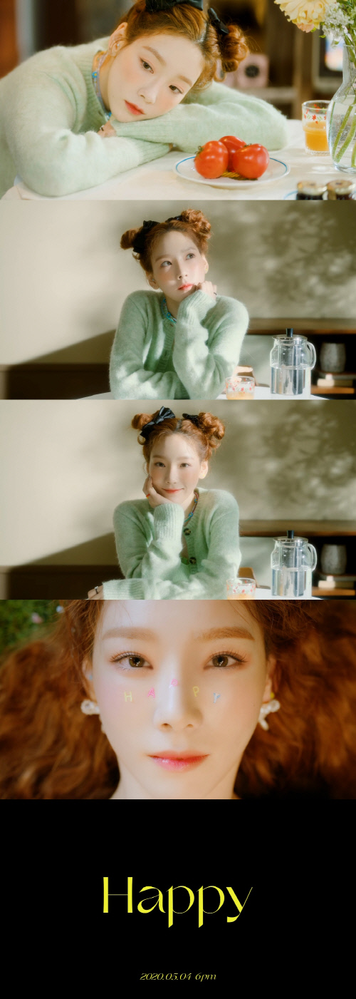 Taeyeons new single Happy Music Video teaser video, released on the official home page of Taeyeon and YouTube and Naver TV SMTOWN channels at 0:00 on the 2nd, has raised expectations with the visuals and pure voices of Taeyeon, which boasts a lovely charm.The new song Happy is an R & B pop genre song that reinterprets Old School Duwab and R & B in modern sound. It is expected to be a new healing song for fans who waited for Taeyeons new song with warm and warm excitement and happiness felt in time with their loved ones.In addition, Taeyeon is expected to be highly interested as it will be conducting live broadcast Happy for TAEYEON (Happy for Taeyeon) at 7 p.m. on the 4th, the day of its release, through Naver V Live.On the other hand, Taeyeons new song Happy will be released on various music sites at 6 pm on the 4th.