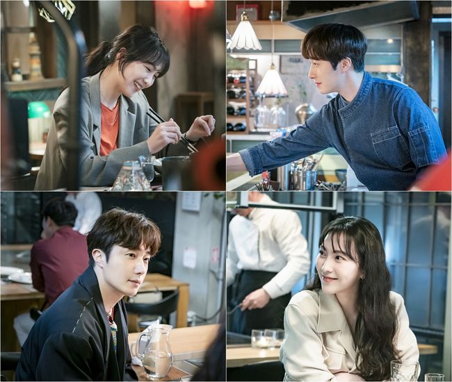 Is it because of the relationship made with the sweet food like honey? The sweet chemistry is filled with the eyes of Jung Il-woo, Kang Jiyoung.This is why romance like the best dessert in the Daldal Index is expected.In JTBCs New Moonwha Drama Night Food Men and Women (directed by Song Ji-won, playwright Park Seung-hye, production Hello Contents, 12 episodes), Park Jung Il-woo and Kim A-jin met as guests with Chef at the Night Foods Bistro.The night food and warm comfort given by Jin Sung to Ajin who is looking for this place with all kinds of stress of Haru and the sadness of contract PD are effective fatigue recovery.This relationship will lead to an entertainment program on food, and romance that was not predicted between the two will also sprout.Jin Sung and Ajins still cut, released by Night Food Men and Women on the 5th, is filled with sweetness that makes you feel better just by looking at it.Chef Jin Sung, who makes food with the hope that customers will stand at the end of the hard Haru for a while.So, Ajin, who seems to have just come back from work, soon brightens his face as soon as he eats the food that Jin Sung cooked carefully.Jin Sungs eyes are warm and warm, looking at her in the kitchen, and their romantic tensions are followed even when they eat together.The affectionate Jin Sung and the lovely Ajins chemistry already stimulate a tickling tickle.There is also a secret secret hidden between the two men and women who seem to be so sweet, and the curiosity is added as the genius Desiigner Kang Tae-wan (Lee Hak-joo) who will make the program together and the triangular romance of the path departure are predicted.The production team will show off the dessert-like chemi with Chemie Nam Shin Jung Il-woo and Kang Jiyoung, a lovely charm.But please check with them on the first broadcast on May 25, when the secrets hidden from them will be revealed, and the romance of those who are sweet and sour will unfold, he said.Night food healing Chef Jin Sung, a hot blooded Azin, and a well-known Desiigner Tae-wan, the Night food man and woman who will draw a triangular romance out of the path will be broadcasted at JTBC at 9:30 pm on Monday, the 25th.hello contents