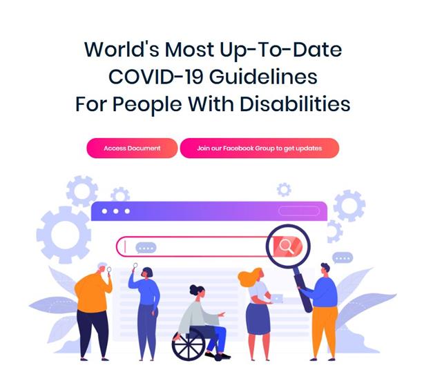 김씨가 만든 ‘액세스코비드19닷컴’(accesscovid19.com) 웹사이트 화면. 김건호씨 제공