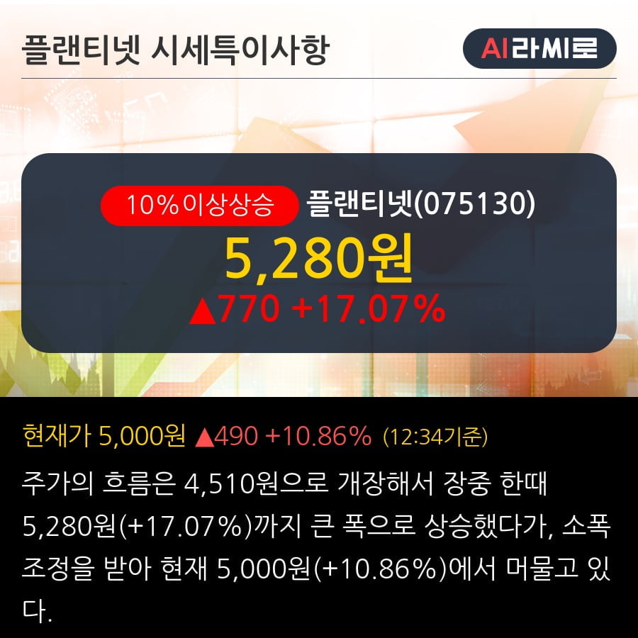 (주)플랜티넷 이미지