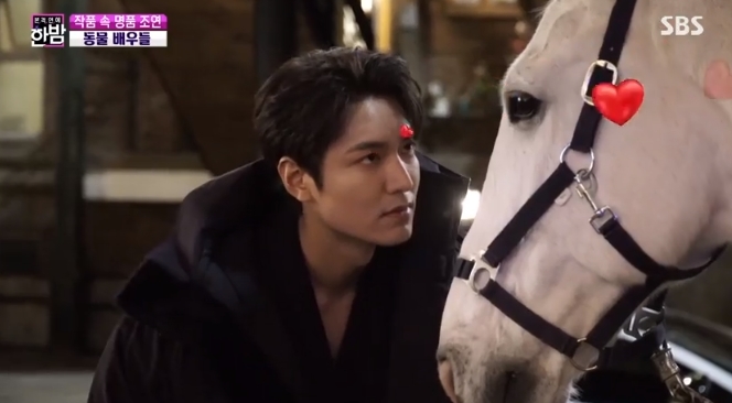 The friendship between Lee Min-ho and Maxi Iglesias was steamy.On SBSs Full Entertainment Midnight, which aired on May 27, the back story of Maxi Iglesias, a horse that appeared on SBS Drama The King: The Monarch of Eternity, was released.You cant keep Acting because youre talking, you take three hours off when you shoot an hour, you repeat the process of eating carrots and grass, said Maxi Iglesias, the manager.He also had a special sympathy with Lee Min-ho. I had been breathing with Lee Min-ho two months before the broadcast.I play with him, I give him Bath, and now I follow Lee Min-ho more than my owner. pear hyo-ju