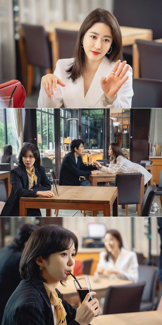Omabe side Jeon Hye-bin SEK appearance...Jang Na-ra - Go Joon romance trigger Jang Na-ra - Go Joon - Jeon Hye-bin, Triangular Chemie