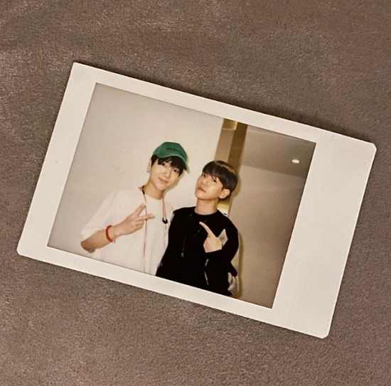 Group EXO Baekhyun released a friendly two-shot with senior Singer Yesung.On the 2nd, Baekhyun shared a picture on his Instagram with an article entitled My beloved Yesung Lee says Kandy is good!!!!!!The uploaded photo featured a photo taken with a Polaroid camera; Baekhyun and Yesung showed off a lovely pose with a shoulder-to-shoulder.Especially, Yesungs expression, which is smiling brightly while looking at the camera, stands out. Baekhyun, who was beside him, pointed to Yesung and showed warm affection.The fans who responded to the photos responded such as I like it so much between SM seniors, I am excited to see it, Both even if it is cute.On the other hand, Baekhyun released a new song Kandy on the 25th of last month and is loved by fans.