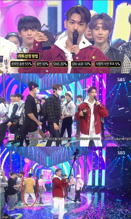 EXO Chen, Inkigayo Baekhyun 1st Walk the Line stage surprise appearance congratulations .. EXO Chen, who recently became a father with a daughter, appeared in Inkigayo with the members and celebrated Baekhyuns first place.Baekhyun was the title song of the second Mini album Delight on SBS Inkigayo broadcast on the 7th, and it was ranked first with Ohmy Girl Sleeping and red puberty Butterfly and Cat.Baekhyun said, EXOel Thank you and release Kandy at the same time, I have been loved so much that I am having a happy day these days.I will be a Baekhyun who will give you a good look in the future. He then took the Walk the Line stage, and EXO members including Chan Yeol, Kai, and others in masks appeared on stage to celebrate Baekhyuns number one spot.Chen, who recently announced the news of the daughter, also came to the stage and celebrated Baekhyun.Chen, dressed in black beanie and yellow, stood behind Baekhyun with EXO members and waved.On the other hand, Chen became the first Father among EXO members on April 29th.At the same time as the wedding announcement in January, he announced his girlfriends pregnancy and proceeded with all the marriage processes including the wedding ceremony privately.