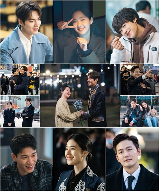 The King - Monarch of Eternity Lee Min-ho - Kim Go-eun - Udohwan - Kim Kyung-nam - Jung Eun-chae - Lee Jung-jin, who left only four days to End, released Behind the Shooting Cut to soothe Ends regret.SBSs Drama The King - Monarch of Eternity, which started broadcasting on April 17, is leaving only the final episode on the 12th (Friday).The King-Eternal Monarch presents a different thrill and a new sense of romance with a parallel World fantasy romance that goes beyond two Worlds: Korean Empire and South Korea. Before the last episode, the film The King-Eternal Monarch, which leads to the Chemie restaurant, is filled with the cheerful atmosphere of The King-Eternal Monarch I have released a big shot.First, Lee Min-ho plays the role of the Korean Empire Emperor Lee, who has made full use of his unique luxury, and overwhelms the house theater with grave charisma.Lee Min-ho, who shows the beauty of the coolness, gave a refreshing atmosphere with a smile full of refreshing smile on the set.Kim Go-eun, the main character of fateful love across parallel world, was playful with Kim Go-eun, who played the role, and Udo Hwan of Cho Young, the circle of spirits, led the atmosphere of the scene by revealing his brother Kimi, who laughed even if he looked at his face.Kim Go-eun plays the role of South Korea homicide detective Jung Tae as the role of Korean Empire criminal Luna and plays a life acting between cool character who is active in work and love and saeng-determined character who lives only today.Kim Go-eun is playing a role as a vitamin on the set, bringing a youthful life with a sunshine smile.Lee Min-ho, who shows off the youthful and sad romance of V-flying toward the camera during the break, gave a pleasant energy with a pose to take pictures with Kim Kyung-nam of Circle of Friends Kang Shin-jae.Udohwan is a Korean Empire Guard Captain Cho Young-young and South Korea Social Service Agent Cho Eun-seop. He has been receiving favorable reviews for his two charms, both masculinity and cuteness.Unlike the impression that it looks cold, it is stealing the gaze with the actions of Cute Euyomi on the filming site.As well as the cuteness of blowing a hand heart toward the camera, every time I was with Lee Min-ho, the main character of the romance in the drama, I laughed coolly and raised the atmosphere.Kim Kyung-nam took on the role of South Korea Detective Kang Shin-jae and took a clear eye-catching picture of the house theater with the intensity of the man.Kim Kyung-nam, who is showing off his charm in the drama, is more loved as a gag character in the actual filming scene.Kim Kyung-nam, who made the buzzword of The King - Eternal Monarch team such as I tried ~ and I tried ~, proved to be a charming mass with a lovely two-shot with Kim Go-eun and a pure smile when he was alone.Jung Eun-chae is the youngest Korean Empire and the first female prime minister, and has transformed into an incarnation of desire, revealing his infinite potential with a solid acting ability.Jung Eun-chae, who always set the day in sophisticated costumes in the drama, showed an extreme temperature difference of 180 degrees with a clear and bright smile when the camera lights were turned off.In addition, Jung Eun-chae took on the gentleness of the scene by raising the atmosphere of the filming scene with a kind and friendly attitude.Lee Jung-jin is the Korean Empire goldsmith, Lee Lim, who has been the most intense character in the 22 years of Actor life.Lee Jung-jin, who was reborn as a creep-inducing person in the house theater with his increasingly intense evil act in the play, was in a great battle with a gentle and lovely act in the filming.After a bloody first face-to-face meeting with Lee Min-ho in 25 years, he took a self-portrait with a sprinkler and took a V-posing toward the camera.The production company, Hwa-dam Pictures, said, The The King - Eternal Monarch filming was always filled with pleasant laughter and passionate beads of sweat. The final episode of The King - Eternal Monarch, the end of all efforts, will be broadcast four days later.I ask for your expectation.Meanwhile, the final episode of The King - Eternal Monarch, which is organized into a total of 16 episodes, will be broadcast at 10 p.m. on the 12th (Friday).