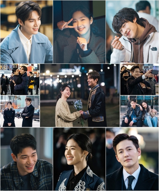 The behind-the-scenes cut of The King - Monarch of Eternity Lee Min-ho - Kim Go-eun - Udohwan - Kim Kyung-nam - Jung Eun-chae - Lee Jung-jin, which left only four days to the end, was released.SBSs Drama The King - Monarch of Eternity, which started broadcasting on April 17, is leaving only the final episode on the 12th.The King - Monarch of Eternity presents a different thrill and a new sense of romance with parallel World fantasy romance that surpasses two Worlds: Korean Empire and South Korea.In the final episode, the film behind-the-scenes cut, which is filled with the cheerful atmosphere of The King - Monarch of Eternity, which leads to Chemi restaurants, was released.First, Lee Min-ho plays the role of the Korean Empire Emperor Lee, who has made full use of his unique luxury, and overwhelms the house theater with grave charisma.Lee Min-ho, who shows the beauty of the coolness, gave a refreshing atmosphere with a smile full of refreshing smile on the set.Kim Go-eun, the main character of fateful love across parallel world, was playful with Kim Go-eun, who played the role, and Udo Hwan of Cho Young, the circle of spirits, led the atmosphere of the scene by revealing his brother Kimi, who laughed even if he looked at his face.Kim Go-eun plays the role of South Korea homicide detective Jung Tae as the role of Korean Empire criminal Luna and plays a life acting between cool character who is active in work and love and saeng-determined character who lives only today.Kim Go-eun is playing a role as a vitamin on the set, bringing a youthful life with a sunshine smile.Lee Min-ho, who shows off the youthful and sad romance of V-flying toward the camera during the break, gave a pleasant energy with a pose to take pictures with Kim Kyung-nam of Circle of Friends Kang Shin-jae.Udohwan is a Korean Empire Guard Captain Cho Young-young and South Korea Social Service Agent Cho Eun-seop. He has been receiving favorable reviews for his two charms, both masculinity and cuteness.Unlike the impression that it looks cold, it is stealing the gaze with the actions of Cute Euyomi on the filming site.As well as the cuteness of blowing a hand heart toward the camera, every time I was with Lee Min-ho, the main character of the romance in the drama, I laughed coolly and raised the atmosphere.Kim Kyung-nam took on the role of South Korea Detective Kang Shin-jae and took a clear eye-catching picture of the house theater with the intensity of the man.Kim Kyung-nam, who is showing off his charm in the drama, is more loved as a gag character in the actual filming scene.Kim Kyung-nam, who made the buzzword of The King - Eternal Monarch team such as I tried ~ and I tried ~, proved to be a charming mass with a lovely two-shot with Kim Go-eun and a pure smile when he was alone.Jung Eun-chae is the youngest Korean Empire and the first female prime minister, and has transformed into an incarnation of desire, revealing his infinite potential with a solid acting ability.Jung Eun-chae, who always set the day in sophisticated costumes in the drama, showed an extreme temperature difference of 180 degrees with a clear and bright smile when the camera lights were turned off.In addition, Jung Eun-chae took on the gentleness of the scene by raising the atmosphere of the filming scene with a kind and friendly attitude.Lee Jung-jin is the Korean Empire goldsmith, Lee Lim, who has been the most intense character in the 22 years of Actor life.Lee Jung-jin, who was reborn as a creep-inducing person in the house theater with his increasingly intense evil act in the play, was in a great battle with a gentle and lovely act in the filming.After a bloody first face-to-face meeting with Lee Min-ho in 25 years, he took a self-portrait with a sprinkler and took a V-posing toward the camera.The production company said, The King - Monarch of Eternity was always filled with pleasant laughter and passionate beads of sweat. The final episode of The King - Eternal Monarch will be broadcast four days later.I ask for your expectation.The final episode of The King - Monarch of Eternity will be broadcast at 10 pm on the 12th.Photo: Hwa-Nam Pictures