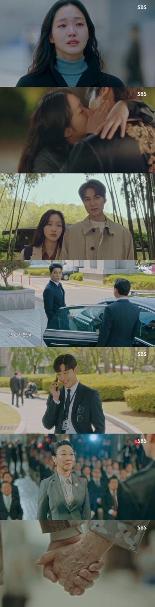 Seoul = = The King: Lord of Eternity Lee Min-ho, Kim Go-eun met and completed love.In the final episode of SBSs Golden Dragon The King: The Lord of Eternity (playplayplay by Kim Eun-sook/directed by Baek Sang-hoon and Jung Ji-hyun), which was broadcast at 10 p.m. on the 12th, Lee Gon (Lee Min-ho) and Cho Young (Udohwan) were portrayed as the night of the reverse motherhood.Kim Go-eun also headed into the Tanggan holding company with Lee Lim (Lee Jung-jin).In 1994, on the night of the Korean Empire reverse, the contrast defied the name of Igon and headed for Chunjongo.Thats my job. He kept the young man until the end. Eventually, Cho lost his mind and shook his head.At that time, Lee Tae-eun, who blocked Lee in the door of the dimension, said, If you return your grandfathers world, you will have no memory of this.Jung Tae-eun expressed his willingness to prevent him from coming if he failed, and said bitterly, I have a heartache and all the brilliant memories remain in my mind.There is no place where nothing flows, so I can not shoot.At that moment, Igon, who came to the bamboo forest after Irim, did not recognize Igon, but soon he realized that Igon was raised in front of his eyes.Eventually, Irim disappeared, and Jung Tae-eun, who noticed it, shed tears, You succeeded, then I can not come back.Jung Tae-eul woke up in the bamboo forest in South Korea. Jung Tae-eul hastily checked the date and confirmed the life and death of the remaining person.Jung Tae-eul, who kept all the memories, said, It was only a week or so for me, but the world was flowing differently.I am still a lieutenant and still a good daughter once a month, and I am saddened by the thought that I am living my work and daily life in a world where he is not even a new brother, remembering all the moments he came to me. Then, Jung Tae-eul happened to face Lee Ji-hoon (Lee Min-ho), who looked like Lee Gon, but Lee Ji-hoon passed by without recognizing the situation.Jung Tae-eul sank down and said, Come on.At that time, Igon looked for Jung Tae and crossed all worlds and faced a different aspect of the situation.Finally, Lee, who faced South Koreas 2021 situation, once again confirmed his tearful state of mind when he saw himself, and eventually they checked each other, hugged each other, and kissed each other.I love you, I havent told you yet, he confessed, and I love you so much. Jeong Tae-eul said, This is the completion. I love you too.I love you so much, too, she replied.The Korean Empires Igon and South Koreas status enjoyed traveling together across several parallel worlds on weekends.Meanwhile, Lee went to South Korea in 1994 and faced a young Kang Shin-jae.Kang Shin-jae was able to avoid accidents, and in 2022 Kang Shin-jae (Kim Kyung-nam) grew up safely as it was.In addition, Lee met Cho Eun-seop (Udo-hwan), who worked for the National Intelligence Service, and Cho Eun-seop failed to remember Lee. Korean Empire Secretary (Baek Hyun-joo) became prime minister.Lee was the emperor of Korean Empire, and Jung Tae-eul was a detective of South Korea. He lived his life and the two continued to love and grew old together.Meanwhile, SBS The King: The Monarch of Eternity will be followed by Convenience Store Morning Star starring Ji Chang-wook and Kim Yoo-jung.