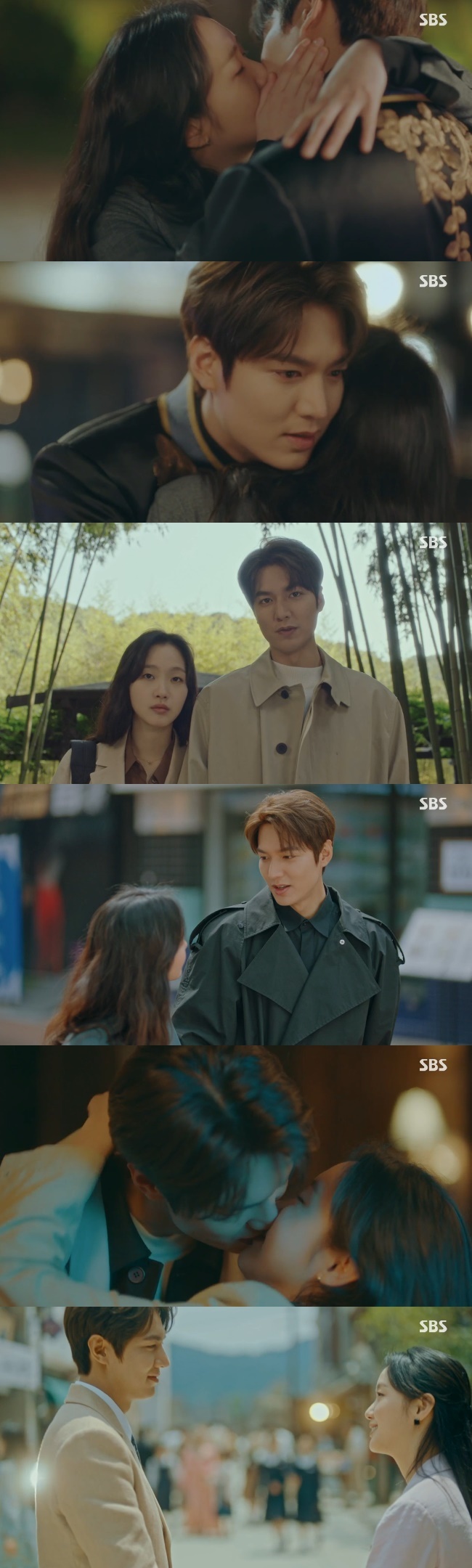 Lee Min-ho and Kim Go-eun have grown love in different worlds.Lee Min-ho and Kim Go-eun traveled across the door of the dimension and traveled parallel World in the 16th episode of SBSs Golden Land Drama The King: The Lord of Eternity (playplayed by Kim Eun-sook/directed by Baek Sang-hoon and Jung Ji-hyun) broadcast on June 12.Joyoung (Woo Do-hwan), who came to the night of the reverse beyond the door of the dimension, refused to tell him to stop the retreat of the reverse enemies.I have to go to Goro Noguchi. It is my job to protect my lord.Igon and Joyoung, directed at Goro Noguchi, had a gunfight with Irim (Lee Jung-jin), who threatened young Igon, and his men.Joyoung kept the young Igon with his life, and Igon followed the runaway Irim with a full-scale escapism.The history of South Korea and Korean Empire has also changed by Lee.Kang Hyun-min (Kim Kyung-nam) saved his life with the help of Lee Jong-in (Jeon Mu-song), and the young Luna changed with the warm consideration of his mother, Koo Seo-ryeong (Jeong Eun-chae).Later, the two grew up as detectives in Korean Empire and raised their work and love together; and Cho Eun-seop (Woo Do-hwan), of South Korea, later worked for the National Intelligence Service.Jung Tae-eul, who returned to his daily life, accidentally met Lee Ji-hoon (Lee Min-ho) who had the same face as Igon on the road.Lee Ji-hoon, who was walking in uniform, passed himself, and Jung Tae-eun sat down and cried, recalling Lees promise to come to see him even if he opened the door of the whole universe.Lee opened the door of the whole universe as promised, searched for the stationary state, and after going to various worlds, he met Jeong Tae.Fortunately, Jung Tae-eul, who had not been forgotten, recognized Igon immediately, and Igon said, I finally see you. I am a lieutenant.Igon handed the flowers he had brought to Jung Tae-eun and confessed, I did not say this. I love you. I love you very much.Jung Tae-eul noticed that the same scene he had seen before meant, and replied, This is the completion. I love you so much.Lee Ha-na