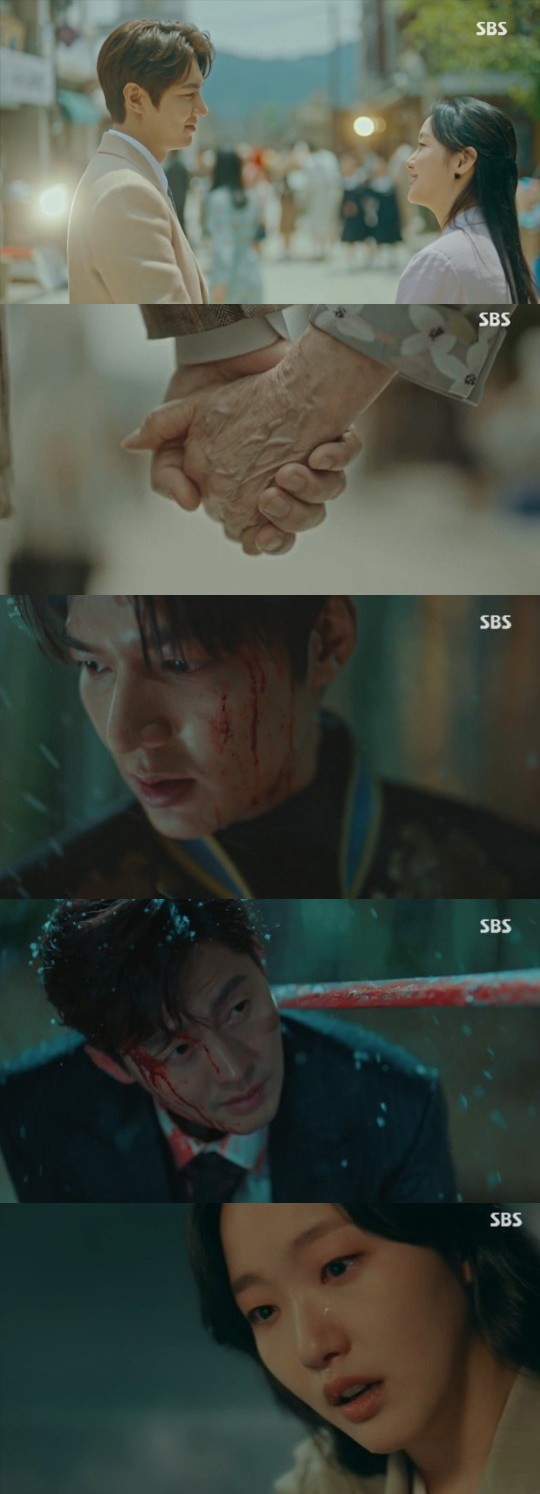 The King Lee Min-ho finished Lee Jung-jin with Churdan and Happy Endings with Kim Go-eun.In the last episode of SBSs Drama The King - Eternal Monarch (played by Kim Eun-sook and directed by Baek Sang-hoon, Jung Ji-hyun), which aired on the 12th, Lee Min-ho and Kim Go-eun were shown to make love.On this day, Lee went back to State of the Back in 1994 with Cho Young (Woo Do-hwan) to prevent Lee Jung-jin.Igon chases Lee Lim, who went to the Great Forest with a complete full-scale etymology, and knife him.Lee, who did not recognize Lee at first, soon realized that he was an adult, and Lee said, I behead the reverse.In the meantime, Jung Tae-eul was guarding Lee-rim in the door of the dimension, and Jung-tae thought that Lee-gon, who was heading for 1994, failed when his half-full-style vanishing was gone.Jung Tae-eun pulled the trigger of the pistol to kill Irim in front of his eyes, but the gun did not go out.However, when Irim died in 1994, the bullet went out, and Irim, who was in the door of the dimension, eventually died.On April 25, 2020, Jung Tae-eun returned to South Korea and waited for Lee to come to see him.Egon of the Korean Empire was also searching for him in numerous parallel Worlds to meet Jung Tae-eul.Lee said, I am looking for someone, but I do not think it is this World.Then, Jung Tae-eul hurried home after receiving a phone call from Ming Nari (Kim Yong-ji), who had a white horse in front of his house.Jung Tae-eul, who discovered Igon, shed tears, and Igon said, Why do you think you know me? Do you remember everything?The two men who recognized each other hugged tightly, and Jung Tae-eun said, Why did you come so late? How long did I wait?I had to cut the reverse, bring Young back, and find a way again.I was so late to open the door of the whole universe. Jung Tae-eun kissed Leeon hotly.Since then, the two have enjoyed dating over time and space every weekend.Lee Gon is the Korean Empire Emperor, and Jung Tae-eul is a South Korean detective. He lives his life and the two people continued to love, and the hands of the elderly two people were closed up and finished with tight Happy Endings.Meanwhile, following The King - Eternal Monarch, a convenience store star starring Ji Chang-wook and Kim Yoo-jung will be broadcast from the 19th.