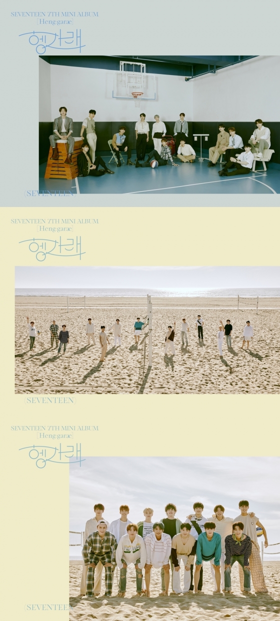 Idol group Seventeen first released the mini 7th album Hinsay group official photo.The agency, Pledis Entertainment, released its official photo of Hinsay Rae group through the official SNS of Seventeen on the 16th, raising expectations for a comeback on the 22nd.In the open photo, Seventeen sat around the camper and enjoyed the campfire, full of a warm atmosphere, and 13 warm visuals reminded me of a scene of a youth movie.In addition, Seventeen emits bright energy in the background of the basketball court, poses in various ways on the wide sandy beach, and stares at the camera with a clear smile, attracting those who see it with a fresh and charming charm.Seventeen is opening a variety of contents, including the pre-release of the mini-7th album My My (My My) music video, which contains an autobiographical story called Summertime for Dreams, following the comeback trailer video that reveals their thoughts on Summertime, which raises the expectation of listeners to the story to be heard through the mini-7th album Hingrae.Hinggarae shows a unique ripple force that breaks the order amount of 1.06 million copies in five days after the start of the reservation sale, and shows the history record before the comeback, so it is noteworthy that another record to be shown by the growth group Seventeen is.