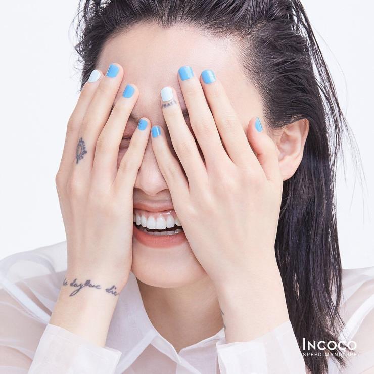 보라빛네일 이미지