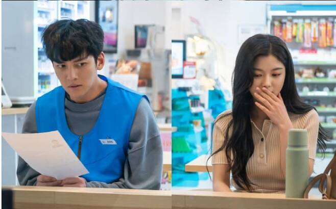 Convenience store is a 24-hour unpredictable comic romance drama in which Hoonnam manager Choi Dae-heon (Ji Chang-wook) and 4-dimensional alba-saeng Jeong Sae-byeol (Kim Yoo-jung) stage the Convenience store.The first broadcast was smooth and the Departure.According to Nielsen Korea, a TV viewer rating research company, Convenience store morning star, which was first broadcast on the 19th, recorded 6.3% of TV viewer ratings nationwide.On the same day, the relationship between Choi Dae-heon (Ji Chang-wook) and Kim Yoo-jung, a four-dimensional alba student, began.Ji Chang-wook painted Choi Dae-heon Character with a hurdle Acting, and Kim Yoo-jung showed action to bad high school students who harassed their friends and expressed a lovely charm.