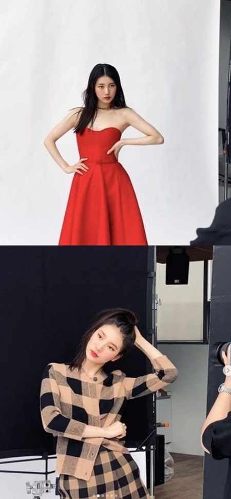 Singer and Actor Bae Suzy boasted a variety of charms.On the 21st, Bae Suzys management agency management forest official Instagram said, Bae Suzy coming through the forest cell phone.Beautiful looks, the atmosphere is a perfect picture scene and posted a picture.In the photo, Bae Suzy is wearing a variety of costumes such as red dresses at the shooting site, and she is showing off her personality.Bae Suzy is currently filming TVNs new drama Start Up and the movie Youth Record.Photo = Management Forest Instagram