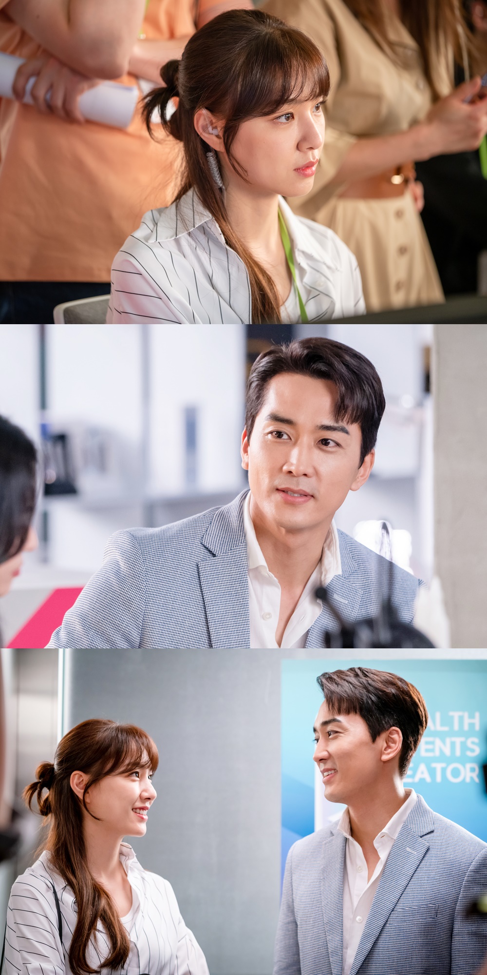 Ill have dinner with you Song Seung-heon and Seo Ji-hye start a sweet Secret Love.MBCs Ill Have It Like Evening, which is broadcast today (23rd), will feature the first live broadcasts of Kim Hae-kyung (Song Seung-heon) and Woo Do-hee (Seo Ji-hye).Kim Hae-kyung came to Woo Do-hees company and said that she liked her and put viewers in a hurry.In addition, he hugged Woo Do-hee, who is struggling with the betrayal of Jung Jae-hyuk (Lee Ji-hoon), in his arms, making the hearts of those who see it.With the expectation of a darker pink love line, the still with the images of Kim Hae-kyung and Woo Do-hee, who are conducting Live broadcast, is revealed and catches the eye.Unlike Kim Hae-kyungs Confessions, Woo Do-hee, who is working on the air as a professional PD, and Kim Hae-kyung, who seems to care about her during the Live broadcast, make a smile on the audiences mouth.Especially after the broadcast, the two people are laughing brightly at each other, and they are wondering what direction romance will flow in the future, foreshadowing the breathtaking Secret Love that started secretly.As well as the plump couple chemistry of those who started Love, the number of hearts (likes) explodes in the first broadcast, attracting attention as to what unpredictable situation occurred during Live broadcast.iMBC Cha Hye-mi  Photos