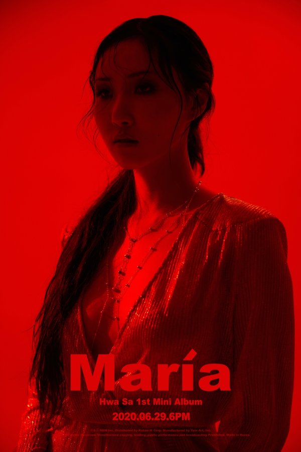 Group MAMAMOO Hwasa has released the first Mini album Maria Teaser image.Hwasa presented the Teaser image of its first Mini album Maria through official SNS at 0:00 today (23rd), raising expectations for a Solo comeback.In the photo, Hwasa captures the attention by revealing the alluring figure under the intense red light.The sophisticated styling Hwasa, who gave her points with a necklace in an elegant dress, emits a deadly eye and creates a sexy mood.Earlier, Hwasa released the Teaser image, interview preview, and track list sequentially, starting with the Nobody else video with a heartfelt message of Lets Love Yourself, leading to the highest curiosity about the first Mini album.Hwasa announces its first mini album Maria on 29thThe title song Maria is Hwasas own song, and it contains a genuine story that is broken down into another self Maria of Hwasa.I have not only harmonized the music and concept that I can do best, but also added authenticity to the album.As such, Hwasa is anticipating the birth of a talented solo musician with excellent vocals, colorful performance and production ability, and it has been leading the trend of the music industry with its candid charm.Hwasa will release its first mini album Maria through various music sites at 6 pm on the 29th.