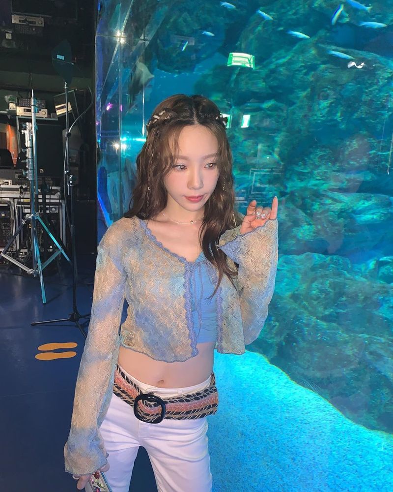 Group Girls Generation Taeyeon has revealed its current status.Taeyeon posted several photos on her Instagram account on June 24.In the open photo, Taeyeon emits pure beautiful looks in front of the aquarium.Photos taken inside the Shark mouth sculpture were also released. The netizens who watched the photos responded It is so beautiful and It is in the Shark mouth.Meanwhile, Taeyeon will release a live video of the Happy (Happy) summer version on June 26th.