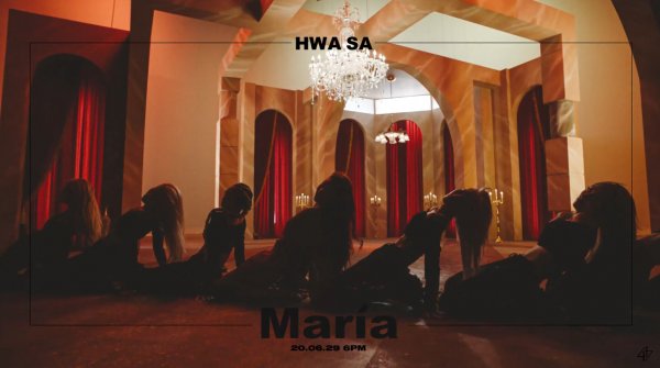 On the 29th, MAMAMOO Hwasa, who is about to make a comeback to Solo, released the title song Maria teaser video.Hwasa released a teaser video of the title song of debuts first mini album Maria through official SNS at 0:00 today (24th), and opened a solo comeback.In the video, Hwasa is hanging in the bathtub with a faceless face in the police line.Amid the uninterrupted camera flash and the people who restrain it, the thorny crown and the tense BGM maximize the cool atmosphere.Hwasa will release its first mini album Maria through various music sites at 6 pm on the 29th.