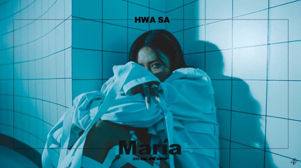 On the 29th, MAMAMOO Hwasa, who is about to make a comeback to Solo, released the title song Maria teaser video.Hwasa released a teaser video of the title song of debuts first mini album Maria through official SNS at 0:00 today (24th), and opened a solo comeback.In the video, Hwasa is hanging in the bathtub with a faceless face in the police line.Amid the uninterrupted camera flash and the people who restrain it, the thorny crown and the tense BGM maximize the cool atmosphere.Hwasa will release its first mini album Maria through various music sites at 6 pm on the 29th.