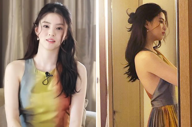 Actor Han So Hee, Lee Sung-kyung, Model Irene, and group (girl) children Mi-yeon showed off their different charms by Choices the same dress.Han So Hee, Lee Sung-kyung and Mi-yeon wore a stylish sleeveless long dress with a colorful color in the fashion picture, and Irene released the dress in his instagram.They showed off their own charm by digesting all the same dresses with different styling.Han So Hee, who lightly lowered her bangs with wave, produced an elegant atmosphere by creating a half-bundled hairstyle.Han So Hee put his hair up and tied like a cute bun hair to complete an elegant refreshing style.Lee Sung-kyung was a lovely charm with a style that tied up a richly inflated orange hair in a dress with colorful colors and a richly pleated skirt.Lee Sung-kyung wore vintage rope sandals with a glamorous dress, and held a tote bag with fresh plants to create a Supernatural atmosphere.Irene matched a vintage raffia belt to a long stretch of long dress, and added points with a luxurious Gold accessory.Irene, who produced a single-headed hair with a 5:5 garma, completed a stylish style with a large star-shaped earring, a thick gold bangle and a colorful gold ring.Layered with a stylish knit top by Taidai Print, Irene showed off her Model down sense, which revealed a back-up wrapped in an X (X) ruler.Mi-yeon created a unique atmosphere by crossing the sleeves of Dress, designed with a straight strap on the round neckline, in the form of X (X).Choicesing vintage knit tops with a dress inner, Mi-yeon completed a refreshing look by directing the taidai print to reveal as she crossed the dress sleeves.Also, as Choices the dress that reveals the back, Mi-yeon reveals the line with a low-brown hairstyle that lightly lowered the hair and makes use of Supernatural charm.Dress made of smooth silk material, features a variety of colored tidai stripes reminiscent of sunset.The back line is revealed, and the elegant silhouette is produced with a design that is full of wrinkles.Model, who climbed the runway, saved the Silhouette by wearing a gorgeous long dress with a buckle with raffia material and Diors initials CD.Here, Model produced a Supernatural mood by wearing beige sandals with a slender X (X) strap added, vintage bead bracelets, necklaces and gold flower-shaped earrings.Stars in Taidai Dress for 8.3 million won...like clothes feel different.