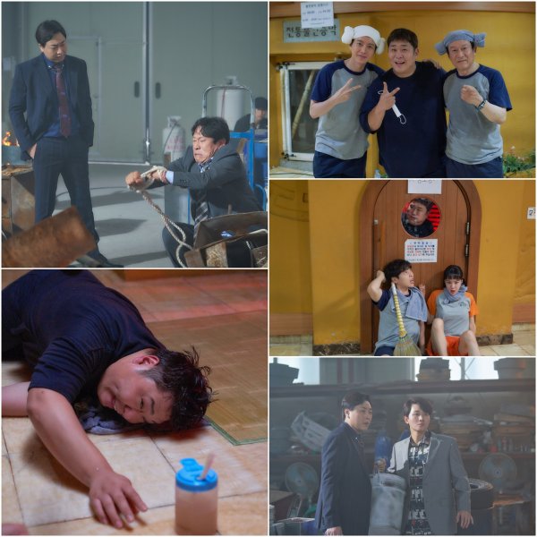MBC Wednesday-Thursday evening drama Lame Internet production team released the preview still cuts of Mun Se-yun, Lee Jin-ho and Lee Yong-jin, which will be featured in the final episode to be broadcast on July 1.In the still cut, which was released, the image of Mun Se-yun, who seems to be trapped in a cold film by Italy (Han Ji-eun) and Oh Dong-geun (Gorgeous) in the jjimjilbang, attracts attention.In another still cut, he is reaching for Sikhye with a desperate expression as he sweats.In addition, you can get a glimpse of the authentication shot taken with Park Hae Jin and Kim Eung-soo with a towel.There is a growing question about why Mun Se-yun is suffering from the jjimjilbang in the play, and his role and story.Lee Jin-ho and Lee Yong-jin, who appeared briefly at the end of last weeks broadcast and focused attention, also appear in the final episode of Lame International.Two of the plays will play a comic villain in the role of the head of an unidentified group who kidnapped Lee Man-sik (Kim Eung-soo).In particular, Lee Jin-ho, the first parody of the movie Taja, will perform a parody that transcends screens and cathode ray tubes in front of Kim Eung-soo, Kook Cheol Yong.According to the production team of Lame International, the cameo appearance of the Comedian trio was concluded with a special relationship with Shin So-ra.She has also been a writer for SBS comedy program People Looking for Laughs since then, and has been in a special relationship with them since then.The three also accepted the special offer and proved their sticky loyalty with the new writer.Meanwhile, the final episode of the MBC tree mini series Lame International, which has been ranked number one in the domestic Wednesday-Thursday evening drama for the fourth consecutive week, will be broadcast simultaneously for about 80 minutes on MBC and the domestic representative OTT Wavve from 9:30 pm on July 1.Photo: StudioHIM