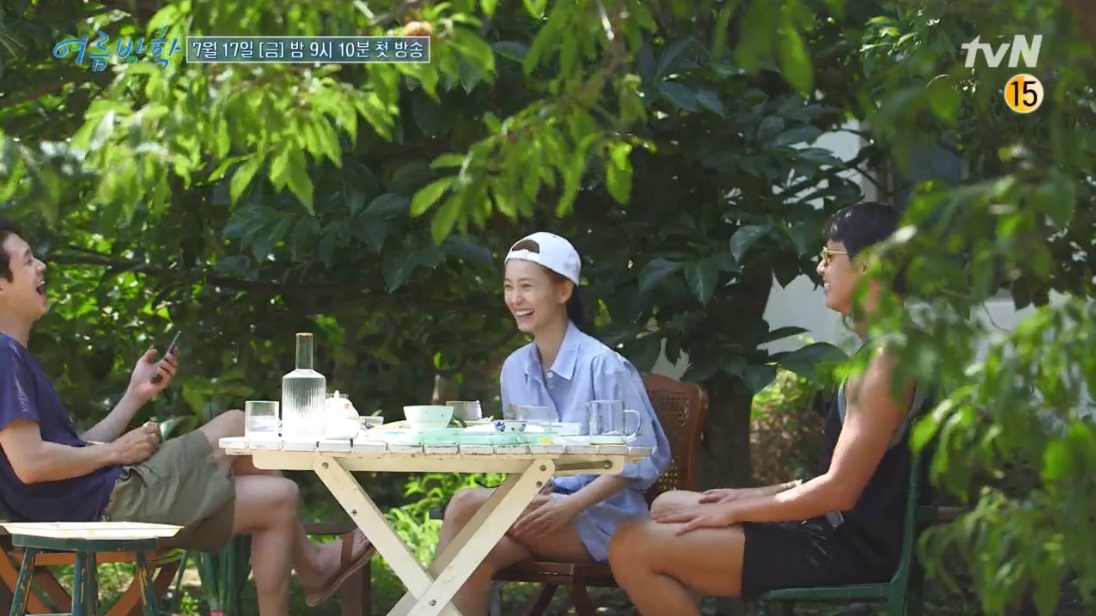 TvN Summer Days with Coo The teaser was released to give a glimpse of the first broadcast.Summer Days with Coo (directed by: Lee Jin-ju) is a home-campus reality of adults who enjoy everyday life, such as traveling alone, or in a strange place with friends, and find a balance between tired body and mind.The performers who are going out of the busy and busy city center and looking for new daily life will be responsible for healing and laughter on Friday night.The appearances of Jung Yu-mi and Choi Woo-shik have collected a lot of topics earlier: The first broadcast on the 17th (Friday) at 9:10 p.m.In the recently released Summer Days with Coo teaser video, Park Seo-joon is revealed as the first friend invited by Jung Yu-mi and Choi Woo-shik.Park Seo-joon is known not only for breathing together in Yoon Restaurant with Jung Yu-mi, and Choi Woo-shik in parasite, but also for his close friends.The three people who share happily chats under the shade of trees, enjoy swimming, sing together and make memories of unforgettable summer days make a smile just by looking at them.Also released was a vacation assignment by Jung Yu-mi and Choi Woo-shik to send healthy Summer Days with Coo.The two will exercise for more than an hour every day, eat more than one healthy food, write a diary all the time, and go to the health of the mind as well as the body.The phrase to be with Friend who loves all of this then stimulates the curiosity about Friend who will be invited by two people in the future.iMBC Kim Jae Yeon  Photo Provision tvN