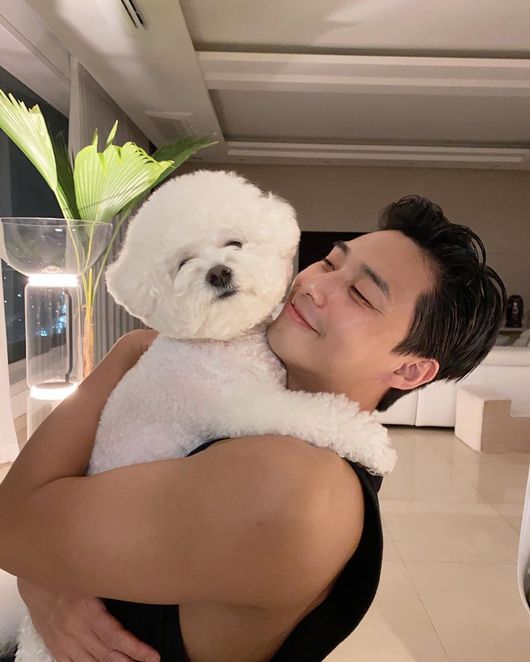 Actor Park Seo-joon healed as he spent time with PetOn the 12th, Park Seo-joon wrote Sunday night vibes on his instagram.Park Seo-joon then posted a picture of him holding Pet Simba.The photo shows Park Seo-joon, who is building a happy Smile with Simba.Park Seo-joon and Simba are similar to Smile building, creating a warm atmosphere.In particular, Park Seo-joon boasts a bigger arm muscle than a face with exercise.Meanwhile, Park Seo-joon is currently filming the movie Dream.