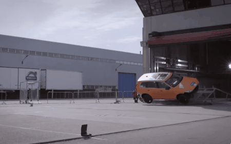 볼보 XC90 충돌 실험. 영상 유튜브