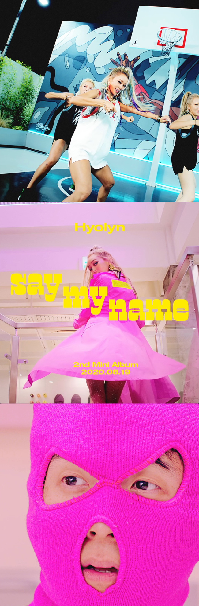 Hyolyn has released a new teaser video.Bridge, a subsidiary company, posted a second teaser video of the music video SAY MY NAME (Semanem) on the official SNS channel at 6 pm on August 17.In the released video, the melody of SAY MY NAME, along with Hyolyns colorful and trendy costumes, vivid visuals, and hip choreography, doubled the pleasure of viewers.Later in the video, rapper Mommy Son made a surprise appearance as a cameo; it is noteworthy what chemistry Mommy Son will show with Hyolyn in the music video.After the first teaser video was released earlier, the interest of domestic and foreign fans became even hotter.The netizens who watched the video are showing extraordinary expectations for the stage and music video of SAY MY NAME, leaving a number of favorable comments on Hyolyns unique performance.bak-beauty