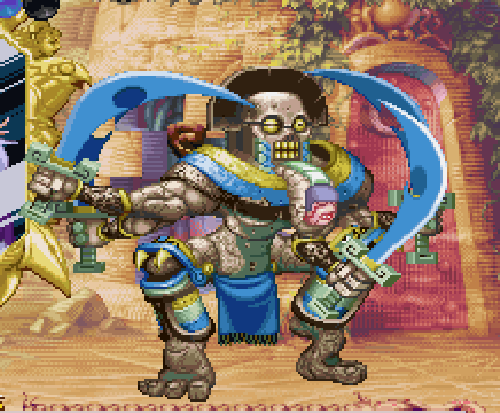 (이 풍성한 움직임을 보라. 캡콤이 얼마나 신경썼는지 알 수 있는 부분이다)