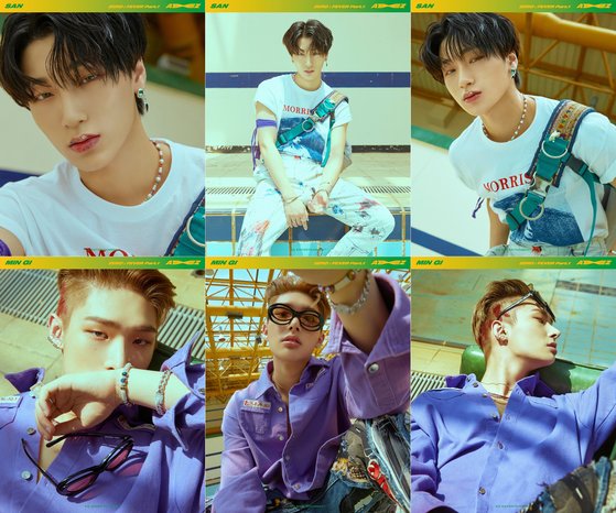 Atez (ATEEZ) has unveiled a concept photo of mountains and mingi.On the 21st, Atez presented personal photos of mountain and mingi on the Double Jeopardy title song THANXX of the album Xero: Fever Part 1 through the official SNS channel.San rolled up his shirt sleeves and matched his eye-catching pants with a graffiti print.The bead necklace with various colors was layered with layers, followed by stickers with various pictures such as stars and cherry on the lips, adding fun.In addition, Mingis unique sunglasses frame catches the eye first.The bold pose that seems to hold the camera lens on top also adds charisma, while the hair design with the red color FEVER enhances the expectation of Dings by utilizing UNIQ personality.Despite the fact that it has not yet started broadcasting with S, YouTube has been uploading cover dance videos made by Atez fans from all over the world to their personalities, proving their hot expectations.On the other hand, Atez will show the main part of the music video of Dings on the 24th after releasing the concept photo of the members Woo Young and Jong Ho on the 22nd.