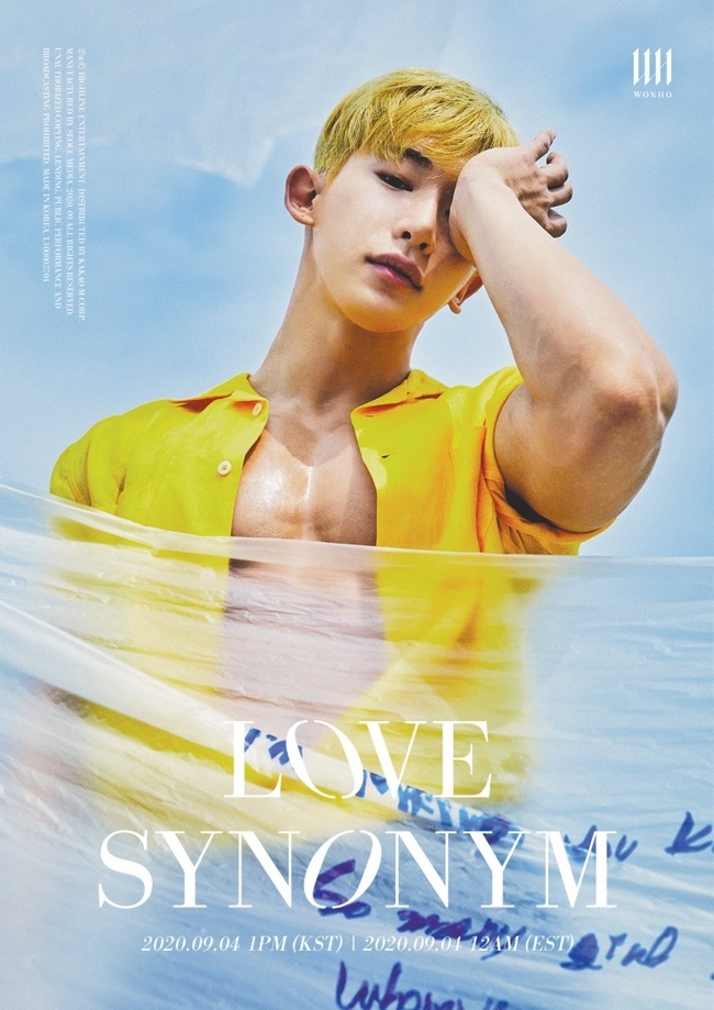 Wonho unveils debut album concept photo u0027Dream sexyu0027