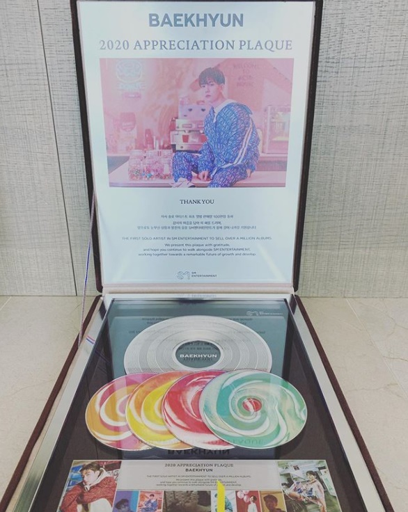 Baekhyun received an Appreciation from his agency SM Entertainment.Baekhyun was the first SM Solo Singer to receive an Appreciation for over 1 million Foghats.Baekhyun also recently posted an Appreciation photo on Instagram.SM Entertainment said, Through this Appreciation, we have exceeded 1 million copies of our first solo artists album sales. We are giving this hand with gratitude and I hope SM Entertainment will walk along the path of remarkable growth and development in the future.Baekhyuns second Solo mini album, Delight, released in May, has surpassed one million Foghats.Solo Singers sales volume exceeded 1 million copies in 19 years since Kim Gun-mos 7th album released in 2001.In particular, Baekhyun became a Million Seller in 12 years as the first album of EXO in 2013, and also became a Million Seller with Solo album, proving the all-round aspect of team and Solo.Especially, it is the first time since Seo Taiji that both the group and the Solo album have been on Million Seller in Korean pop songs.Baekhyun became the protagonist of the milestone of rewriting K-pop history after Seo Taiji in 20 years, and SM Entertainment celebrated it with Appreciation.Baekhyun is a big player as a super-em member of the group EXO and SM combined team and Solo Singer; Super-M will release its first full-length album, Super One, on September 25.=