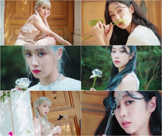 Group Lovelyz released Thousand Years of Love and JiSoos personal Teaser content, and the comeback atmosphere was hot.On the 27th, the agency Ullim Entertainment opened the last concept photo and trailer video of UNFORGETTABLE, the 7th album of Lovelyz Mini, through the official SNS channel at 0:00 on the 27th.The main characters of the teaser content released on this day were Thousand Years of Love and JiSoo, which made fans excited.Thousand Years of Love caught the attention of fans with white skin and dense features following a grayish hairstyle.JiSoo showed intense charisma by staring at the camera with sophisticated visuals and big eyes.In the Trailer video, Thousand Years of Love and JiSoo received warm sunshine in one body, expressing purity with flowers.Then the atmosphere was turned cold, and Thousand Years of Love and JiSoo emanated a chic look.The roses that the two people dropped are curious about what they mean in the new song Obliviate.Lovelyz releases the personal Teaser content of all members and has raised the imagination of the mini album UNFORGETTABLE.Lovelyz will release a music video Teaser on the 28th and a highlight medley on the 29th, and will deliver more fantasy stories on the new album.Lovelyz, who is coming back in full after a year and four months, releases the mini-7th album UNFORGETTABLE title song Obliviate on September 1st and meets fans with a different charm.