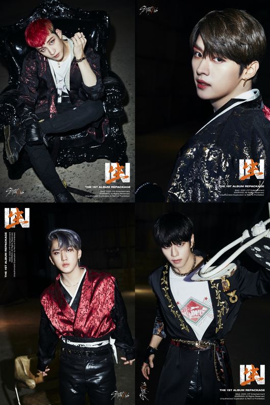 Stray Kids first released a personal Teaser photo of the repackaged album IN Lives (Life).Stray Kids showed off her alluring oriental beauty in a costume that sensibly reinterpreted Korean traditional clothing in an individual teaser image opened on the official SNS channel at 0:00 on the 29th.Bang Chan and Han, who completely digested multi-hair colors, made a sense of unbalance with the motif of coating.Hyunjin and Felix wore colorful accessories and blue lenses on oriental costumes, giving a more subtle atmosphere.As the strongest of the Marathon genre, this visual teaser also shines a stronger and harder presence and raises expectations for the New album.In the title song God Menu (New Menu) of the regular 1st album GO-saeng (High School), the global K-pop fans are wondering what new concept Stray Kids will return to this time with a surprise transformation into chefs and car Laysers.On the other hand, Stray Kids will release the repackage album IN Life on September 14th and comeback.The first full-length album released in June reached its own record of 127,930 copies in the first period (a week of record sales as of the date of release) based on the Hanter charts, and was named sixth on the US Billboard World Album chart.Stray Kids is expected to continue its distinct upward curve through the New album, which further concentrates the groups original charm.JYP Entertainment
