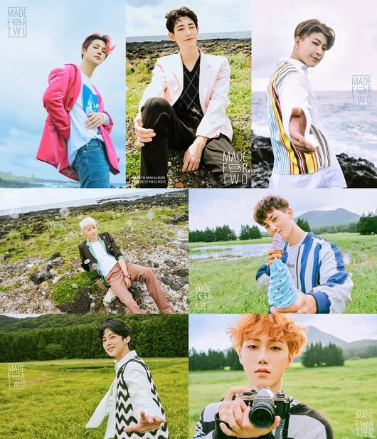 Group VAV released its first concept photo.VAV (Ayno, Ace, The Baron, Low, Ji-woo, Jacob, St. Ban) made its sixth mini-album MADE FOR TWO (Made For Two) Memory ver on the official SNS on the 2nd.I posted a concept photo.First of all, in the personal photo, Ayno made a strong impression with a jacket fashion like cherry hair color, and Lowe showed a charm of reversal with a colorful expression.The blonde-turned-blonde Jacob sported a strange aura, boasting a glamorous features.St. Van thrilled fans with a soft smile, and Ji-woo, who had ice cream, reminded them of a scene in a youth drama.Ace also attracted attention with the brightness that blended with the blue nature, and The Baron focused on the minds of those who saw it with excellent eyes.In the unit and group photo set in the sea, VAV showed a playful appearance among the members.Here, more upgraded physical and warm visuals raised expectations for a comeback.Meanwhile, The Baron will fulfill its obligations to active duty Enlisted on July 7, and VAV, which will return on the 15th, will continue its activities with a six-member system.Prior to this, an online showcase will be held on the 14th, the day before the release of the album.A TEAM Entertainment