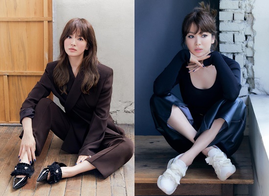 Song Hye-kyo showed off her beautiful Beautiful looks, and her fellow Celebrity Song Yoon-ahh was also impressed.On the 2nd, Song Hye-kyo posted several photos on his Social media.In the open photo, Song Hye-kyo boasts an alluring charm with his Guddu in one hand, and his intense eyes staring at the camera catch his eye.In addition, he unveiled a simple navy trench coat, a chic all-black suit and a short dress.Song Hye-kyo, who turned 40 this year, still boasted visuals while still in the same state, and his digestive power, which he used to wear in any clothes, applauded.When the photo was released, the netizens admired I am still pretty today. In addition, Song Yoon-ahh also praised Song Hye-kyos goddess Beautiful looks by raising her thumb.On the other hand, Song Hye-kyo donated a large signboard to Utoro village in Japan with Professor Seo Kyung-duk of Sungshin Womens University on the 75th anniversary of liberation.Photo = Song Hye-kyo Instagram