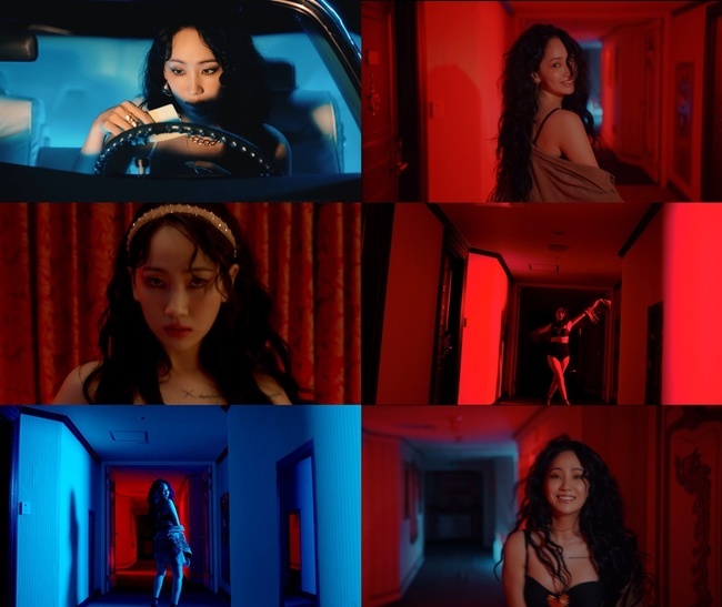 The temptation of Park Ye-eun (HA:TFELT) begins.Amoeba Culture, a subsidiary company, released a video of Park Ye-euns new single La Luna music video Teaser on September 9th through the official SNS.The image, which begins with a rabbit doll on the dark side of the road, captures the attention of Park Ye-euns sensual dance and sensual visual beauty.Especially Park Ye-euns bold look and glamorous makeup attracted those who met his fascinating performance.Here, the rabbit dolls symbolizing the moon, the spring clock, etc., raised the curiosity about the completion of the music video, and the soundtrack that was released together was short but intense Latin mood, which raised the expectation of euphemism.La Luna is a song that captures the fantasy of leaving the vacation there by setting the ideal space with the loved one as the moon by using Moon as a symbolic medium.Adding to this the popular Latin sound, Park Ye-euns other musical transformation made Chinese white shrimp.minjee Lee