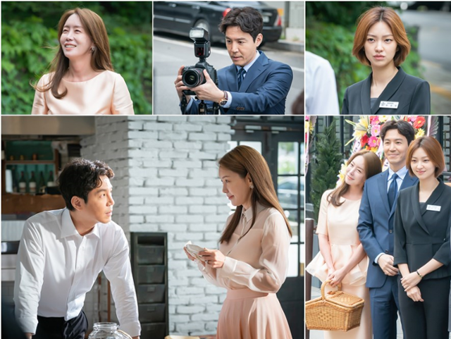 My Dangerous Wife - Choi Won-young - Choi You-Wha has been caught in Lovers Vanished Three Shots, where they are engaged in a tight nervous battle and a fierce search for each other.MBNs new mini series My Dangerous Wife, which will be broadcasted on the afternoon of the 5th of next month, is a mystery couple brutal drama that many couples who live in this age can sympathize with,Shim Jae-kyung, a perfect wife with a beautiful beauty, intelligence and financial power, Choi Won-young is Kim Yun-Cheol, a restaurant with a pleasant appearance and pleasant personality, and Choi You-Wha is a Old Crop manager and a special relationship with Kim Yun-Cheol. The smoke is spread.In this regard, Choi Won-young and Choi You-Wha are causing breathtaking tension with a breathtaking three-shot that splashes a fierce spark under calm.In the drama, Kim Yun-Cheols restaurant Old Crop opened for the opening ceremony.First, Shim Jae-kyung (), wearing a sophisticated dress, appears in a restaurant with a picnic basket and greets his direct ones with a bright smile, handing out his own baked cookies, and stealing his gaze with an elegant figure.Shim Jae-kyungs husband Kim Yun-Cheol (Choi Won-young) also moves around with a camera to capture the scenery of the event.On the other hand, restaurant manager Jin Sun-mee (Choi You-Wha) is looking at the perfect couple with a tearful eye, one step away from them.Especially, the moment of crossing the gaze, which can get a glimpse of different relationships, is caught between the three people.Kim Yun-Cheol looks at his wife Shim Jae-kyung, who has been trying to start a restaurant, warmly and thankfully, but also gives a friendly, gentle look and a bright smile to Jin Sun-mee.As a result, when a cold expression is flashed over Shim Jae-kyungs face for a while, Jin Sun-mee also adds doubt to the double aspect of smiling in front of Shim Jae-kyung and turning around and dropping a cold gaze.Indeed, Shim Jae-kyung - Kim Yun-Cheol - Jin Sun-mee is curious about what kind of inner story is intertwined and their secret story is amplified.On the other hand, My Dangerous Wife will be broadcasted at 11 pm on the 5th of next month, and OTT Wave, the representative of Korea, will participate in the investment and open it online exclusively.