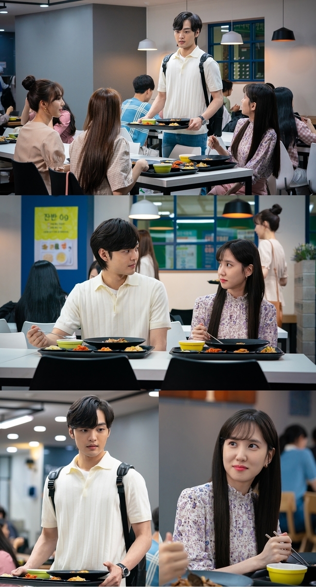 Park Eun-bin and Kim Min-jae are at the center of the topic in the Campus.Do you like SBS drama Brahms? (played by Ryu Bo-ri/directed Cho Young-min) unfolds the full-scale Campus life of Park Eun-bin and Park Joon-yung (played by Kim Min-jae), who returned to the music range to spend the last semester of the fourth grade.In addition to the exciting romance, interest is also focused on their dreams and growth stories that will be held in the background of the music.Do you like Brahms? The production team released the 7th scene of Chae Song-a and Park Joon-yung at the student restaurant on September 19th.As Chae Song-a made I like Confessions to Park Joon-yung in the last 6 endings, interest in what changes will have been made in their relationship has been amplified.In the open photo, Chae Song-a is eating rice in a crowded restaurant with students. Park Joon-yung found such a song and came without hesitation.Park Joon-yung, who asks if he can sit in an empty seat, and the surprised Chae Song and the surrounding students catch his eye.Especially, the shaking and shaking of Park Joon-yung, which is no different from usual, makes me more curious about the situation after the Confessions.Above all, Park Joon-yung is not a normal music student, but a classical star who played around the world.Park Joon-yungs return to school is the only way to focus attention, and he was caught up with Chae Song-a, who is the last of the music band.The sound of the campus is spreading rapidly in the meeting of two people who do not seem to fit in.minjee Lee