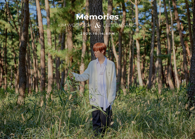 Kim Woo-suk and Lee Eun-sang announced the announcement of the surprise duet song, and the song title Memories, which was wrapped in the veil with Kim Woo-suks concept photo, was released.Kim Woo-suks duet song Memories concept photo Kim Woo-suk version, which will be released on October 14th, will be posted on Kim Woo-suks official SNS at 6 pm on October 8th.Kim Woo-suk in the public photo stood in a blue forest wearing an ivory-colored cardigan and a white shirt, creating a fresh and neat atmosphere.Kim Woo-suks extraordinary visuals staring at the front completely captivated the viewers attention.On the other hand, Kim Woo-suks faint eyes stand out in the image taken in the background of the clear sky wearing knit reminiscent of the glow.In addition, the duet title Memories by Kim Woo-suk and Lee Eun-sang was first released, raising questions about what songs the two would have created.Kim Woo-suk and Lee Eun-sang gathered a topic on October 7th with a picture taken together on their SNS and a hashtag called 201014.This was revealed as a spoiler related to the duet project, and Kim Woo-suks concept photo and duet song title were opened together, adding to the fans hot interest.