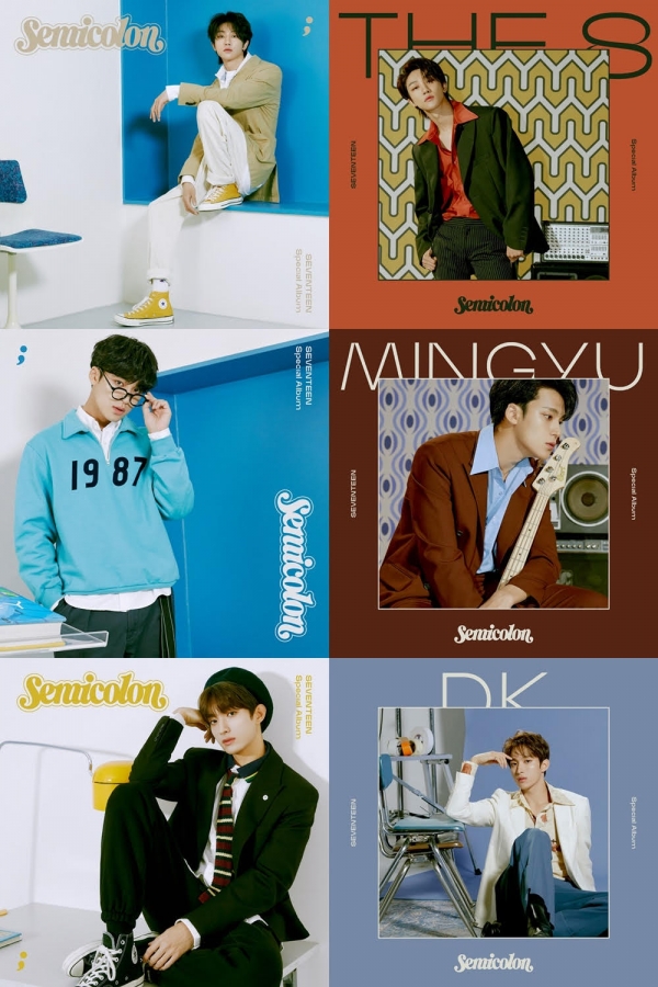 Group Seventeen released the official photo of the special album ; [Semicolon (semicolon), which heated up the comeback.Pledice Entertainment, a subsidiary company, released its personal official photos of Xu Minghao, Kim Mingyu and DK through the official SNS channel of Seventeen from 0:00 today (9th), raising interest in the special album ; [Semicolon] to the highest level.First of all, Xu Minghao in the photo produced a chic yet sophisticated atmosphere with his eyes, and his unique sensibility gave aura. Kim Mingyu, who used various props, showed sporty Feelings and artistry at the same time and showed a wide range of digestive power that immerses appropriately according to the situation.Adding points to beret styling, DK has caught the attention of its more mature charm with sometimes soft, sometimes intense, conflicting Feelings.In personal official photos, Xu Minghao, Kim Mingyu, and DK maximized retro mood with colorful colors and made each personality uncoverable.Especially, in commemoration of Hangul Day on the same day, the phrase ; [semicolon] official photo and #Seventeen # Semicolon # Twin spots # Icheon 20 Years of Month # 6 pmIn addition, a retro poster modeled after Seventeen was released through some SNS, amplifying expectations for the special album, stimulating curiosity with various hints, stimulating curiosity with various hints, and causing a different fun and excitement.As such, Seventeen showed differentiated content such as trailer images with elegant visuals and messages for youth, official photos that can concentrate on individual colors, and retro posters, doubling the speciality of the special album ; [Semicolon].; [Semicolon] is the first place on various online music sites such as Interpark and Yes24 at the same time as the reservation sale opening, and it has realized the constant power of Seventeen. It is noteworthy how Seventeen, who predicted deeper music and messages, will play an active role in this album and surprise the whole world.PHOTOS: PLEDIS Entertainment