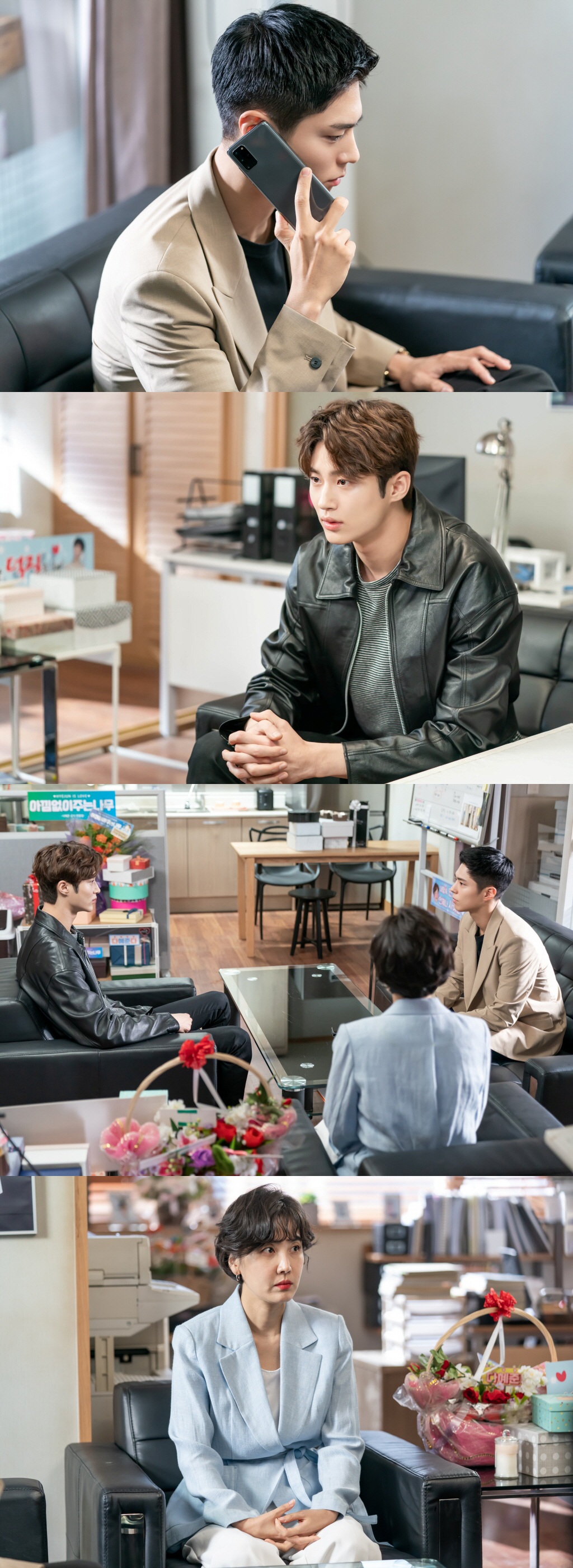 TVN Mon-Tue drama Record of Youth (director Ahn Gil-ho, playwright Ha Myung-hee, production fan entertainment, studio dragon) released the images of Sangers Sa Hye-joon (Park Bo-gum) and Byeon Wooseok on the 12th.The day I have never seen before, I am curious about the nerves.In the last broadcast, Sa Hye-joon won the best performance award by succeeding in the drama Return of the King.Sa Hye-joons unstoppable Shus move, which has achieved Actors dream over the cold reality, has given a thrilling Qatarsis, but unexpected trials have come.The news of Charlie Chung (Lee Seung-jun)s death, which was taken by Sa Hye-joon at the moment of enjoying happiness, amplified his curiosity about future development.In the meantime, the tension of Champon Entertainment is caught, further heightening the sense of Danger.The hard face of Sa Hye-joon, who is talking to someone, makes him guess the unusual incident that came to him.With the silence flowing, the eye-catching of Sa Hye-joon and Won Hae-hyo Day pulls the tension tight. Manager Lee Min-jae (Shin Dong-mi) is also confused.Sa Hye-joon and Won Hae-hyo, who supported each other more than anyone else while growing the same dream, are drawing attention to what changes will come to the two youths who face the crossroads of different Choices.In the 11th episode, which is broadcast today (12th), Sa Hye-joons overcoming period, which faces an unexpected ordeal, is drawn.Charlie Justice A helper who is not welcomed by Sa Hye-joon, who is suffering from rumors that he can not control by death, will appear.Record of Youth production team said, Please pay attention to whether you can protect your dreams, love and friendship in your own Danger.Choices of Sa Hye-joon, who does not lose his conviction, will have another impression and Qatarsis. Meanwhile, the 11th episode of tvN Mon-Tue drama Record of Youth will air today (12th) at 9 p.m.