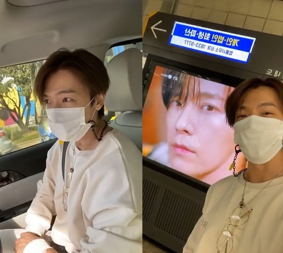 Group Super Junior Dong-Hae thanked fans for their birthday celebration.Dong-Hae posted several photos on his SNS on the 15th with an article entitled ELF AD - Im sorry I can not find it all.The photo shows Dong-Hae, who finds a place where there is a birthday AD version prepared by fans and leaves a certification shot.I also shared the process of waiting for AD in subway history.Born in 1986, Dong-Hae celebrated her thirty-fiveth birthday on the day (15th).Member Choi Siwon released a self-portrait with Dong-Hae along with a birthday message on his SNS, and Shindong revealed a strong friendship with Dong-Haes birthday banner certification video.On the other hand, Dong-Hae released the Super Junior-D & E Mini 4 special album BAD LIAR on the 28th of last month.