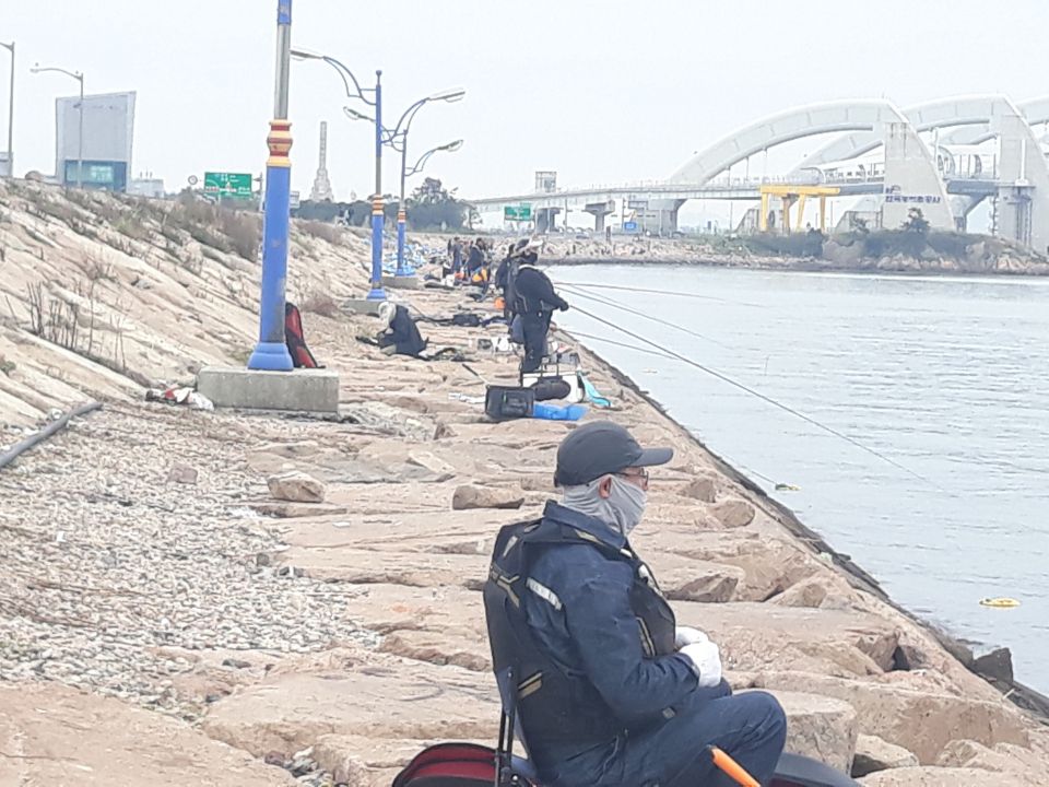 방조제낚시 이미지